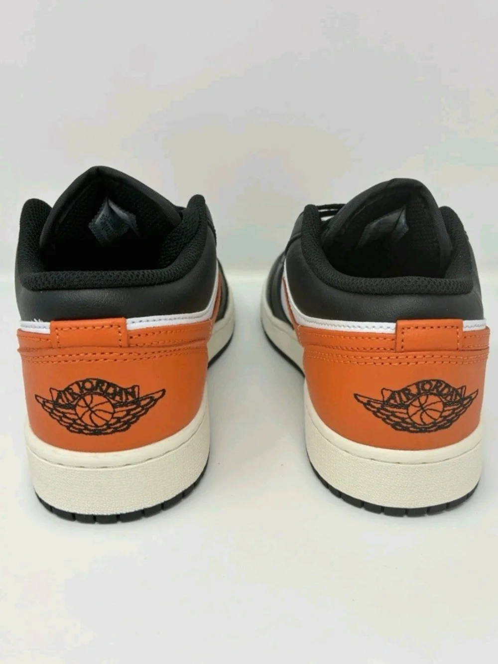 Jordan Air Jordan 1 Low Black Starfish White Sail 553558-081 GS 5.5Y Womens 7
